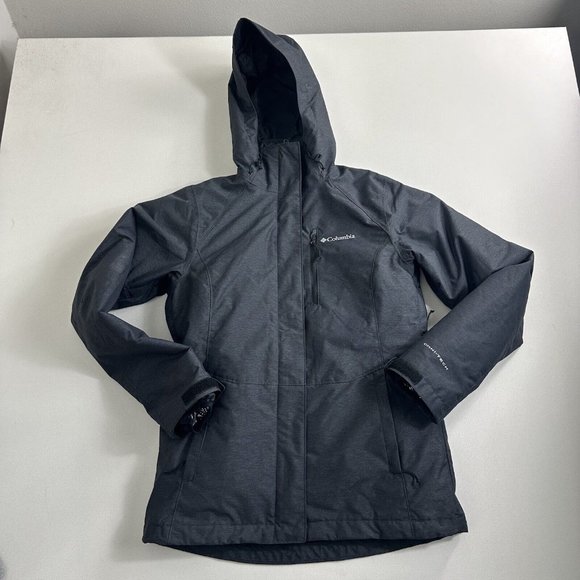 Columbia Interchange Jacket Gray Shell Ski Snow Coat‎ Women’s Size XS 3 In 1 - Picture 1 of 12